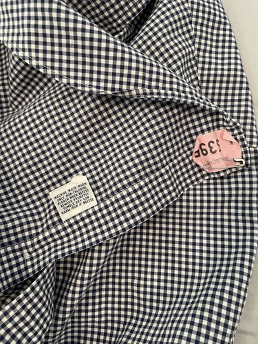 Ralph Lauren Koszula Męska Rozmiar M Granatowa Biała Wzór w kratkę Różowy Kucyk Logo Długie S - Zdjęcie 4 z 9