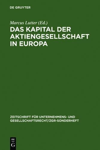 Thumbnail - Marcus Lutter Das Kapital Der Aktiengesellschaft (gebundene Ausgabe)