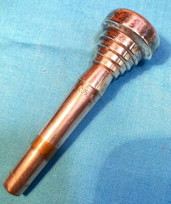 Vintage E-Z Tone Stepped Design Trumpet Mouthpiece-Made c.1960-Rim Plating Good