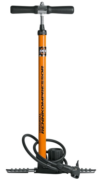 Sks Rennkompressor Mit Multivalve Ventilkopf Standpumpe - Orange Bis 16 Bar-image