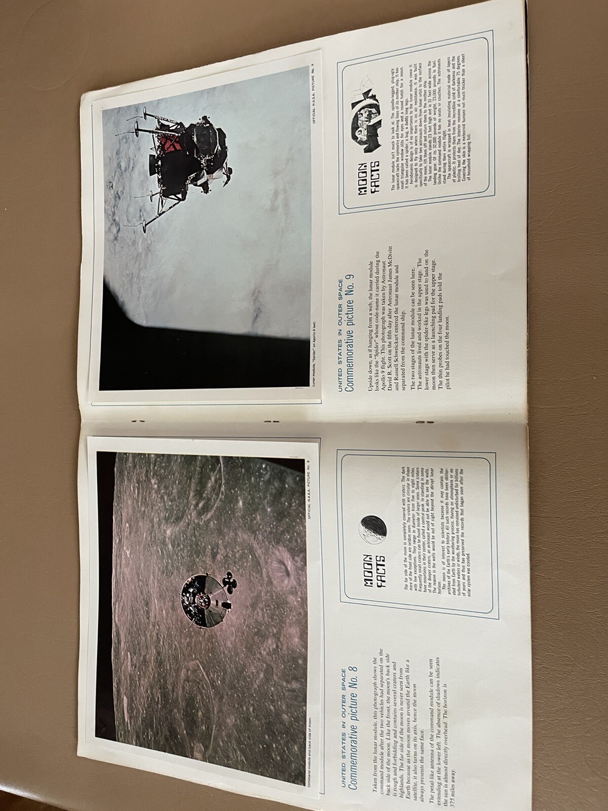 1969 NASA Commemorative Album - Apollo Flights 8 9 10 11 | eBay