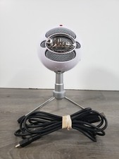 Blue Snowball ICE USB Mic for Recording Streaming on PC Mac - White A00122