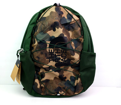 The North Face Youth Court Jester Utility Brown Camo Pine Needle Backpack Bag