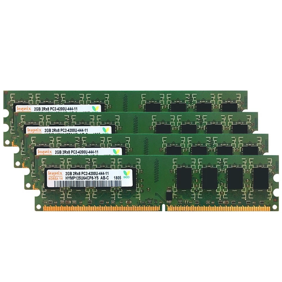 8GB Kit (4x 2GB) DDR2 DIMM Memory spots 533MHz PC2-4200 For Apple PowerMac G5 - Image 2 of 4