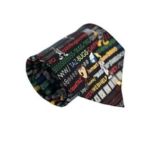 Looney Tunes Mens Tie Bugs Bunny Taz Yosemite Sam Warner Bros Vintage 2001