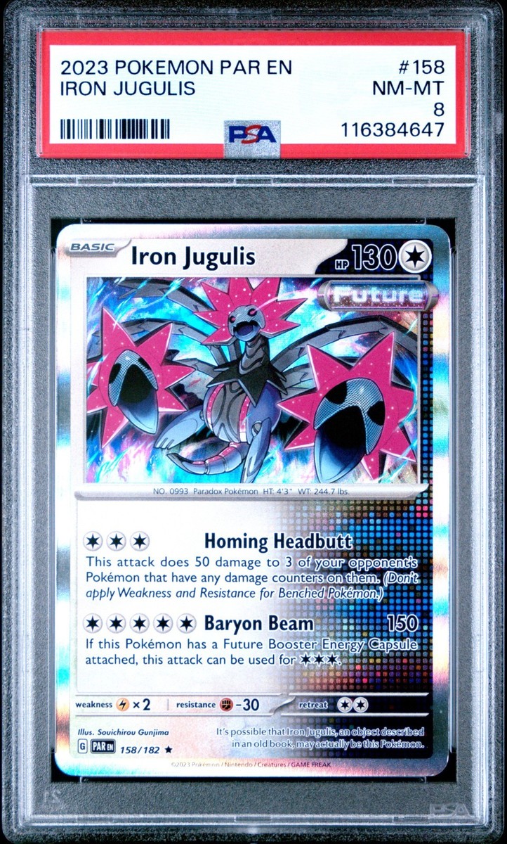 iron jugulis pokemon card value Pokmon TCG Iron Jugulis Future Holo Rare Paradox Rift 158/182