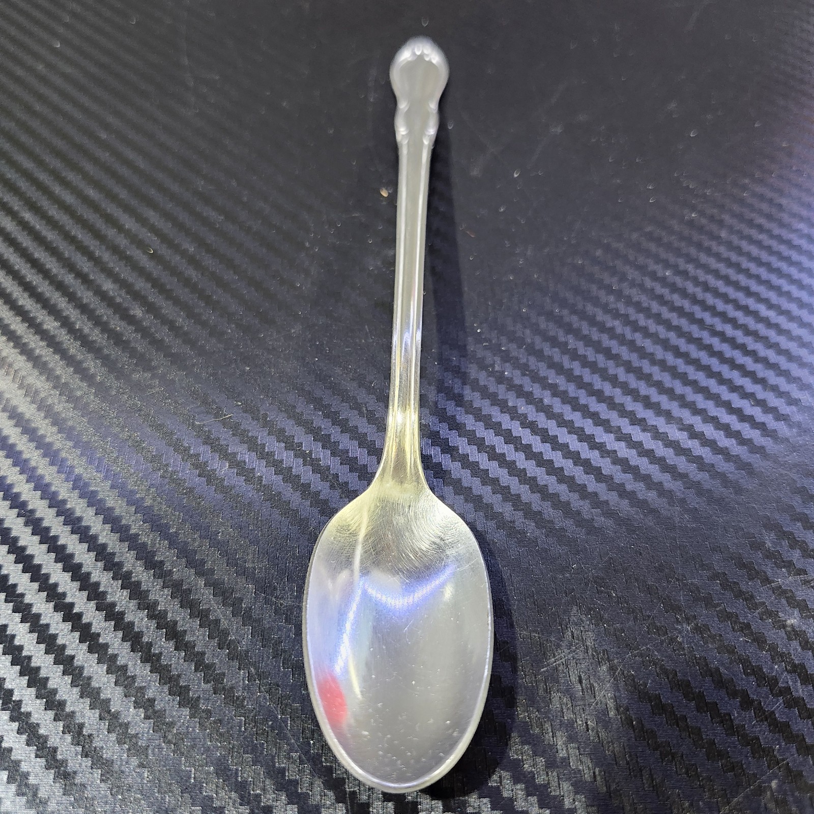 Simeon L & George H Rogers Stainless Steel 6 in. Spoon Scroll Design image 2