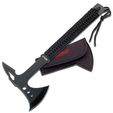 – Axe – Black Fine Edge Stainless Steel Blade, Full Tang Construction, Black ...