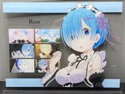 Banpresto Re:Zero Rem Acrylic Art Board - 9 1/2  X 7  - 2018