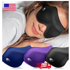 “3 Pack 3D Sleep Eye Mask for Side Sleepers – 100% Blackout for Men & Women”