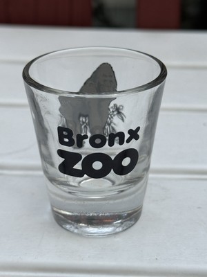 RARE! Vintage Souvenir Glass Bronx Zoo 1981 Silverback Gorilla Wildlife Artist