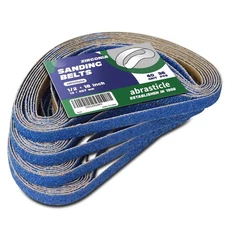 1/2" x 18" Zirconia Sanding Belts for Metal - 1/2 x 18 Inch Zirconia Metal Gr...