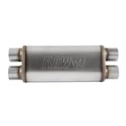 Flowmaster 72469 FlowFX Muffler 3" Dual In/Out - Moderate Sound