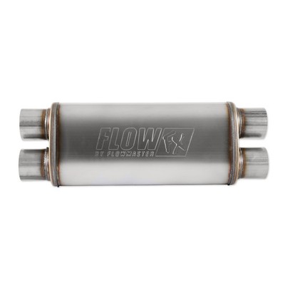 Flowmaster 72469 FlowFX Muffler 3'' Dual In/Out - Moderate Sound