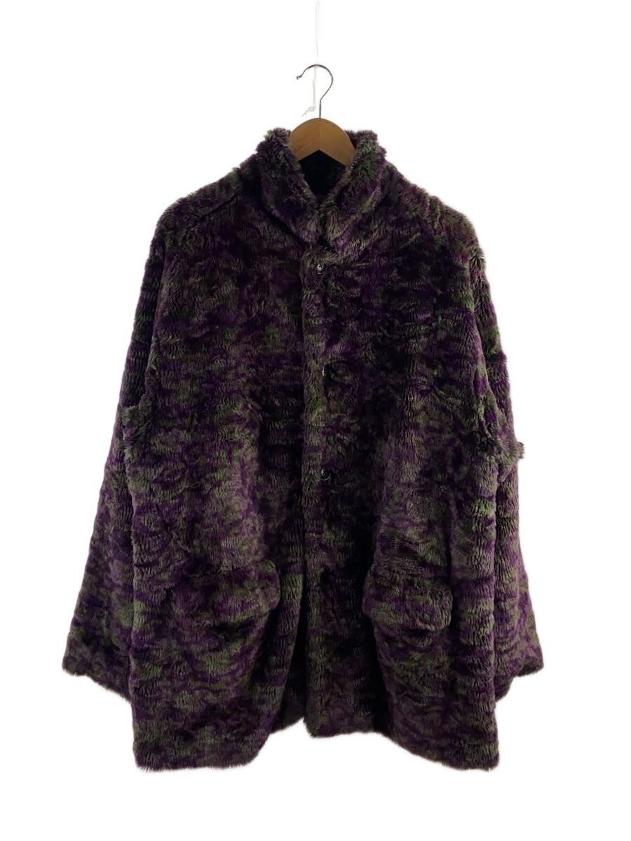 Needles L Acrylic Allover Pattern Jacket Purple - image 1