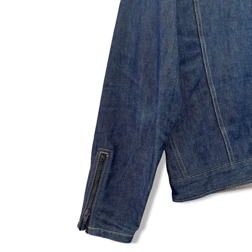 Hebtroco Lucky13 Selvedge Denim Jacket Men's Medium Navy image 9