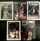 Michael Jordan 5 Card Lot - All Stars + Highlights Chicago Bulls- Topps + Skybox