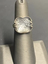 SILPADA 925 STERLING SILVER AND ART CRYSTAL RING SIZE 5