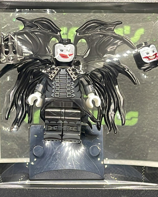 NEW! BRICK MAN Customs DCU BATMAN LAUGHING BAT (Black) #1 MiniFigure MINT!