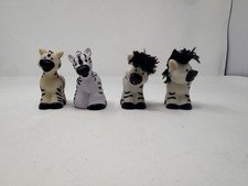 Fisher Price Little People Zebra Lot of 4 Safari Zoo Animal Figures