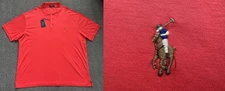 NWT $110 Polo Ralph Lauren 4XB Big Classics Red Embroidered Polo Shirt