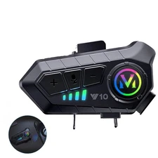 V10 Motorcycle Bluetooth Helmet Earphone | Wireless Hands-Free Headset