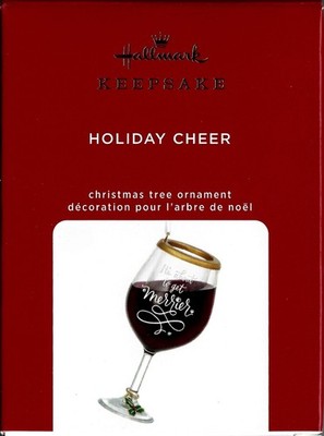 HOLIDAY CHEER 2020 HALLMARK LIQUID FILLED KEEPSAKE ORNAMENT NEW
