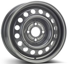 ALCAR-STAHLRAD 6530 Stahlfelgen Satz Black 5,5x14 ET36 LK4 100 14 Zoll Felgen S