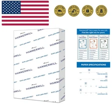 A4 Paper, 20 lb Copy Paper 210mm x 297mm - 1 Ream 500 Sheets - 92 Bright, Mad...