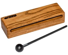 . Woodblock Percussion Musical Instrument, 8" — MADE IN U.S.A. — Includes Mal...