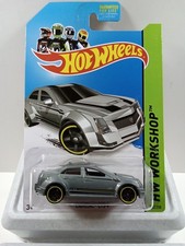 Hot Wheels Cadillac CTS-V Silver - 2013 K-Mart Exclusive HW Workshop CTSV O35