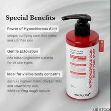 .Medicube Hypochlorous Acid and Rice Peel Shot Duo Facial Skincare Treatment 