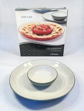 Noritake Colorwave Green Chip & Dip Set - 14 1/2”
