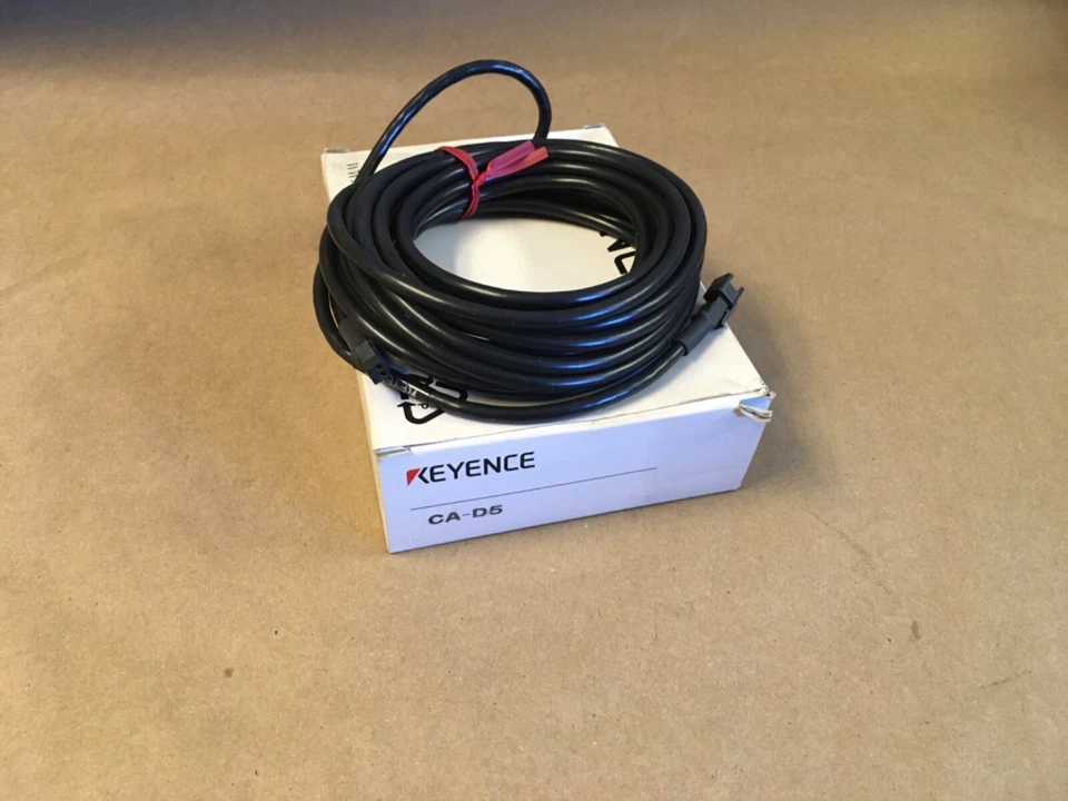 Keyence CA-D5 Illumination 5M Cordset Cable **NEW** (KB) US Free TAX - Image 2 of 3