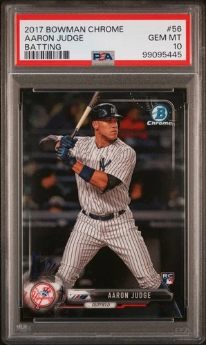 Aaron Judge PSA 10 Batting 2017 56 RC Rookie Bowman Chrome