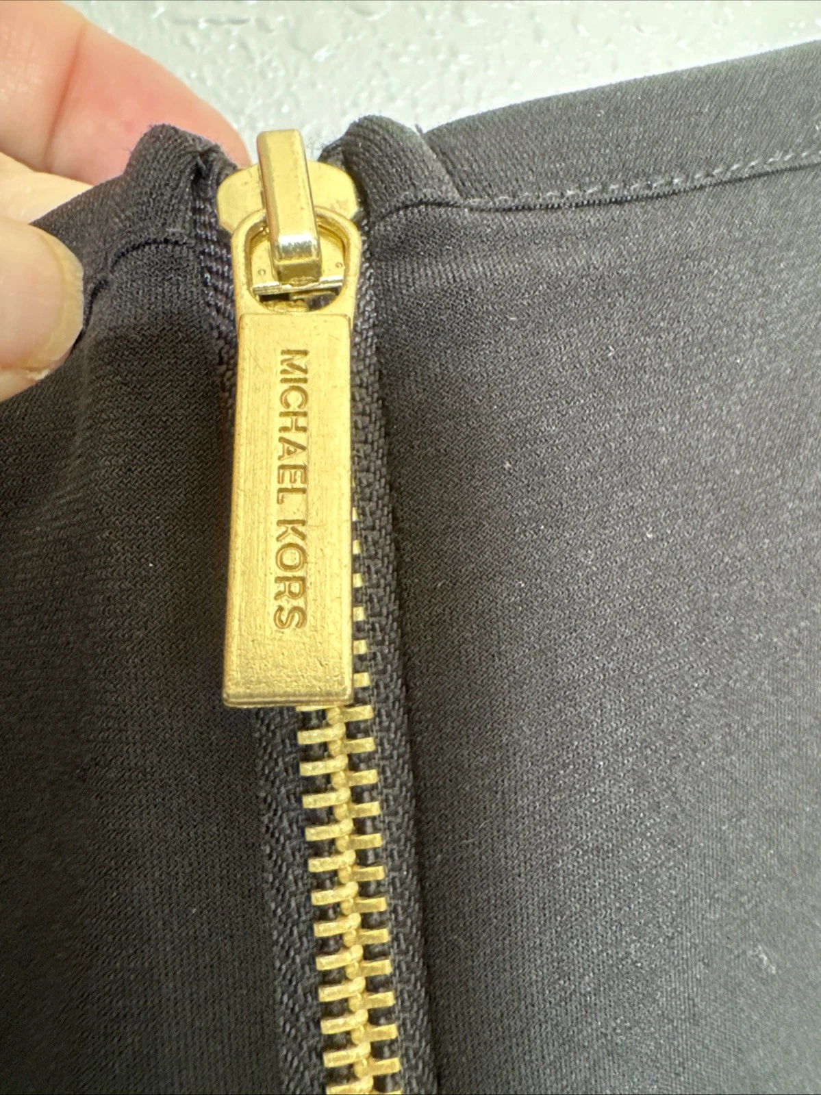 MICHAEL Kors Vestito Donna Spalla Ecopelle Taglia S