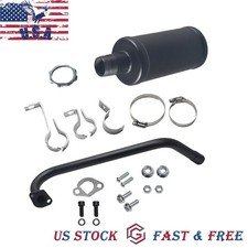 212cc Long Exhaust Pipe with Muffler for Predator 224cc 196cc CT200U BT200X