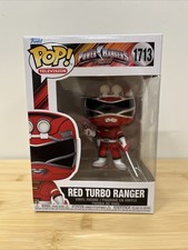 Funko POP! Figura Vinilo Televisión Power Rangers Turbo Rojo Turbo Ranger #1713
