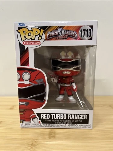 Funko POP! Television Power Rangers Turbo Red Turbo Ranger Vinyl Figure #1713