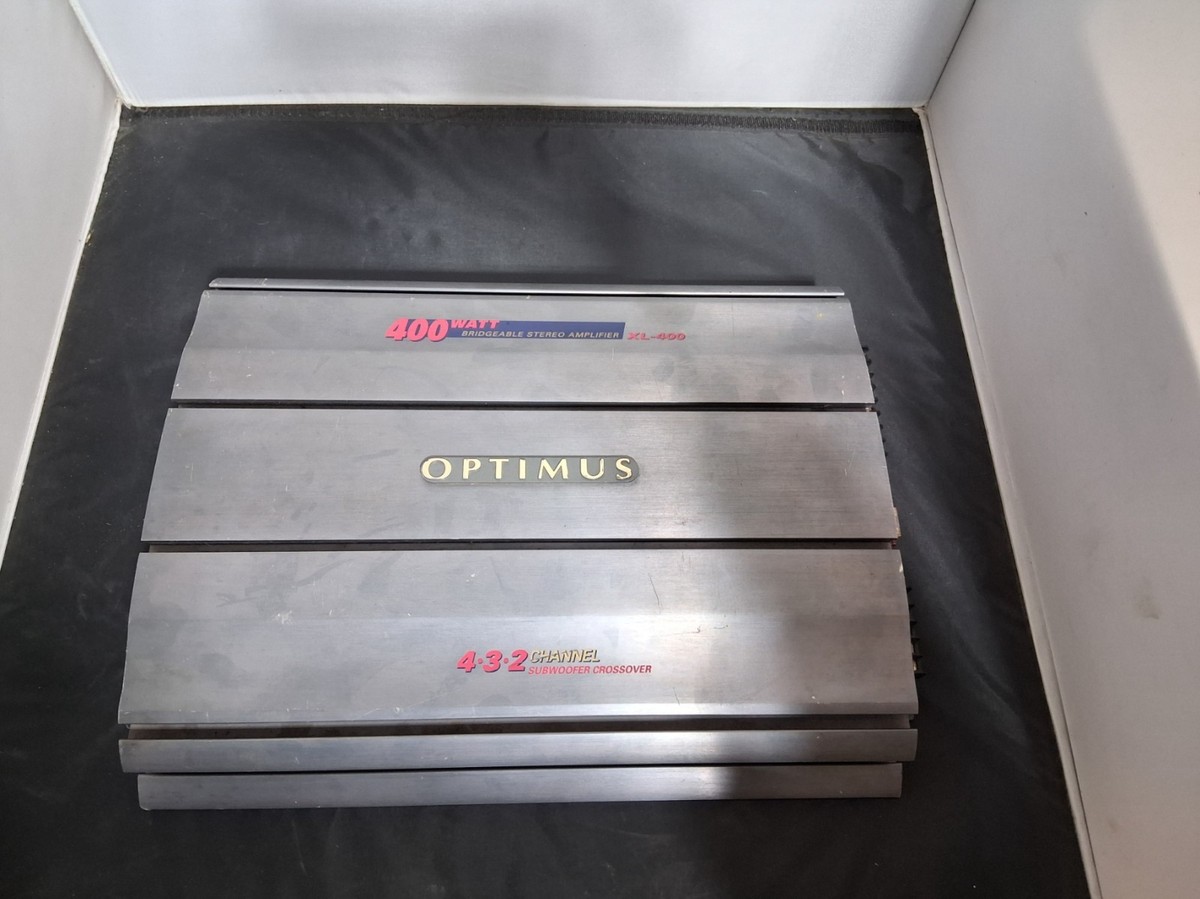 Optimus XL-400 400W 4/3/2 Channel Car Amplifier RadioShack Vintage