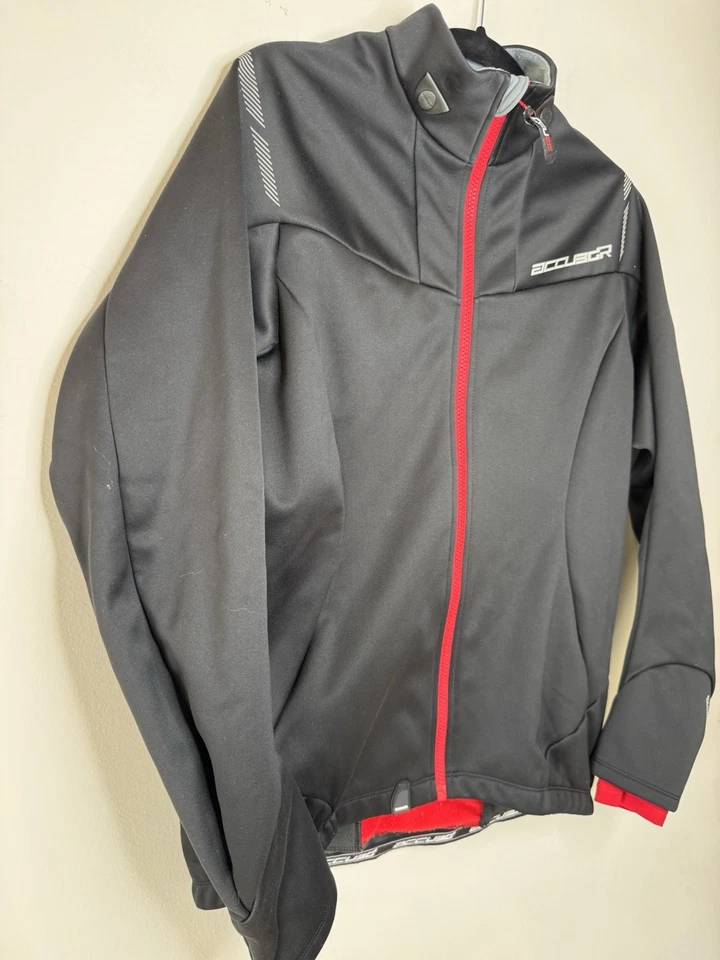 Shimano ACCU3D R Sub Zero Windbreak Jacket & Detachable Mask Winter Cycling Med - Image 3 of 4