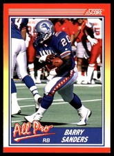 Barry Sanders 1990 Score #580 Detroit Lions NFL READ FREE SHIPPING AutographDen