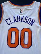 Jordan Clarkson Signed Autographed New York Knicks Jersey Psa/Dna Coa