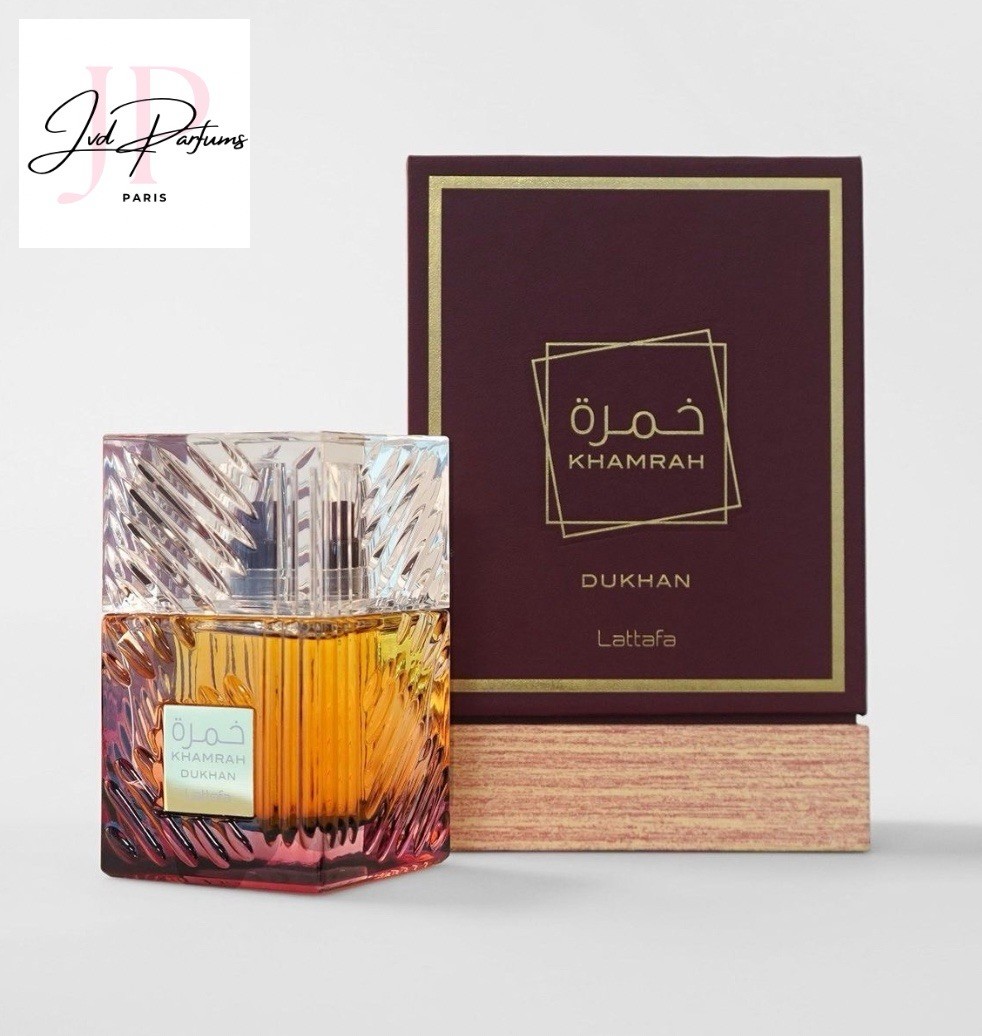 Khamrah Dukhan Lattafa parfum ambré boisé d'exception 100ml