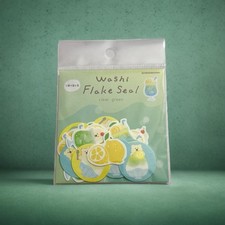 Furukawashiko Pegatina Copos - Melón Soda Kawaii Oso Polar Ramune Café Limones