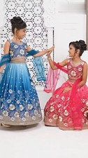 Readymade kids girls lehenga choli party wear eid indian girls designer dress