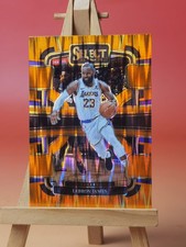 Lebron James 2023-24 Panini Select Concourse Orange Flash #66-11.5 KV89