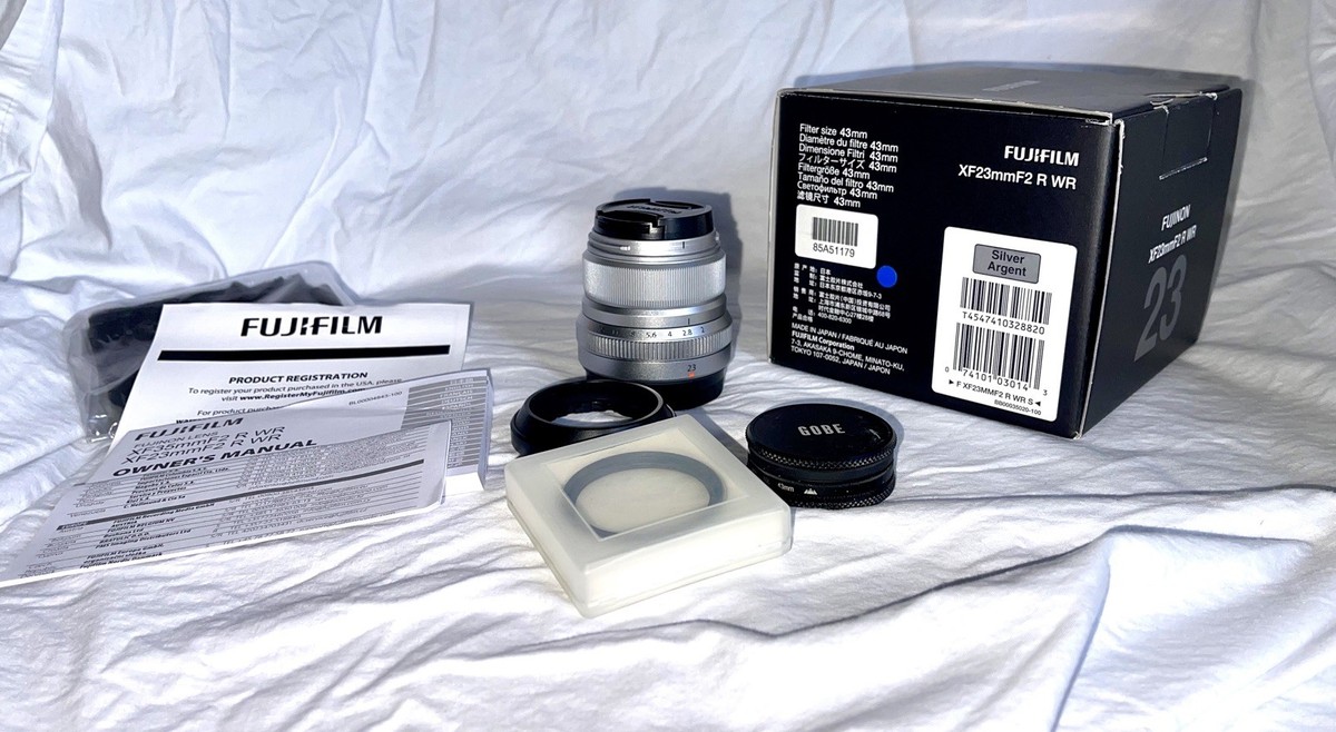 Fujifilm Fujinon XF 23mm F/2 R WR Lens - Silver for sale