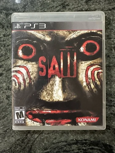 Konami Saw PS3 Survival Horror Action Adventure M Manual Included 2009