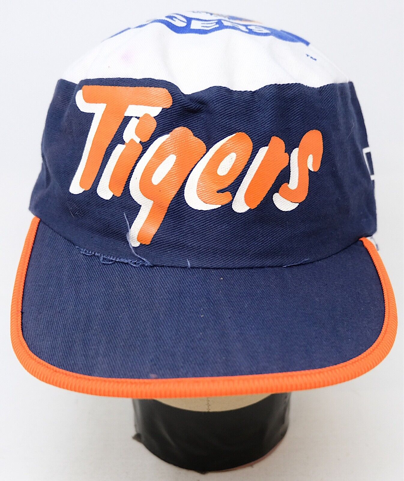 Rare Vintage Detroit Tigers MLB Baseball Painters Stretch Fit Hat Cap 70s  80s